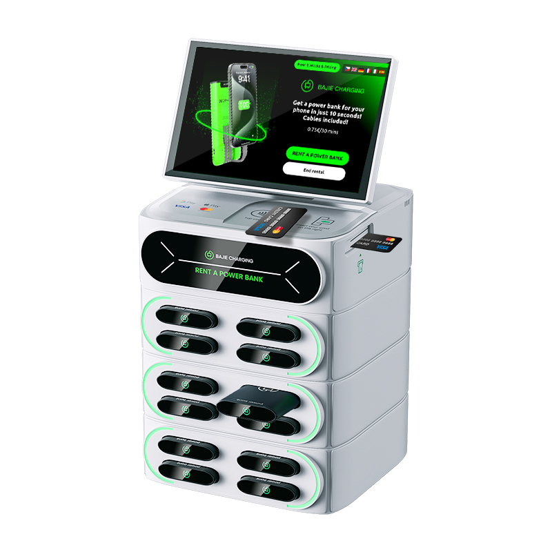 With a stacked built-in POS machine charging cabinet that can be selected with a touchscreen, increasing software interaction customization options, and supporting multiple POS built-in methods.