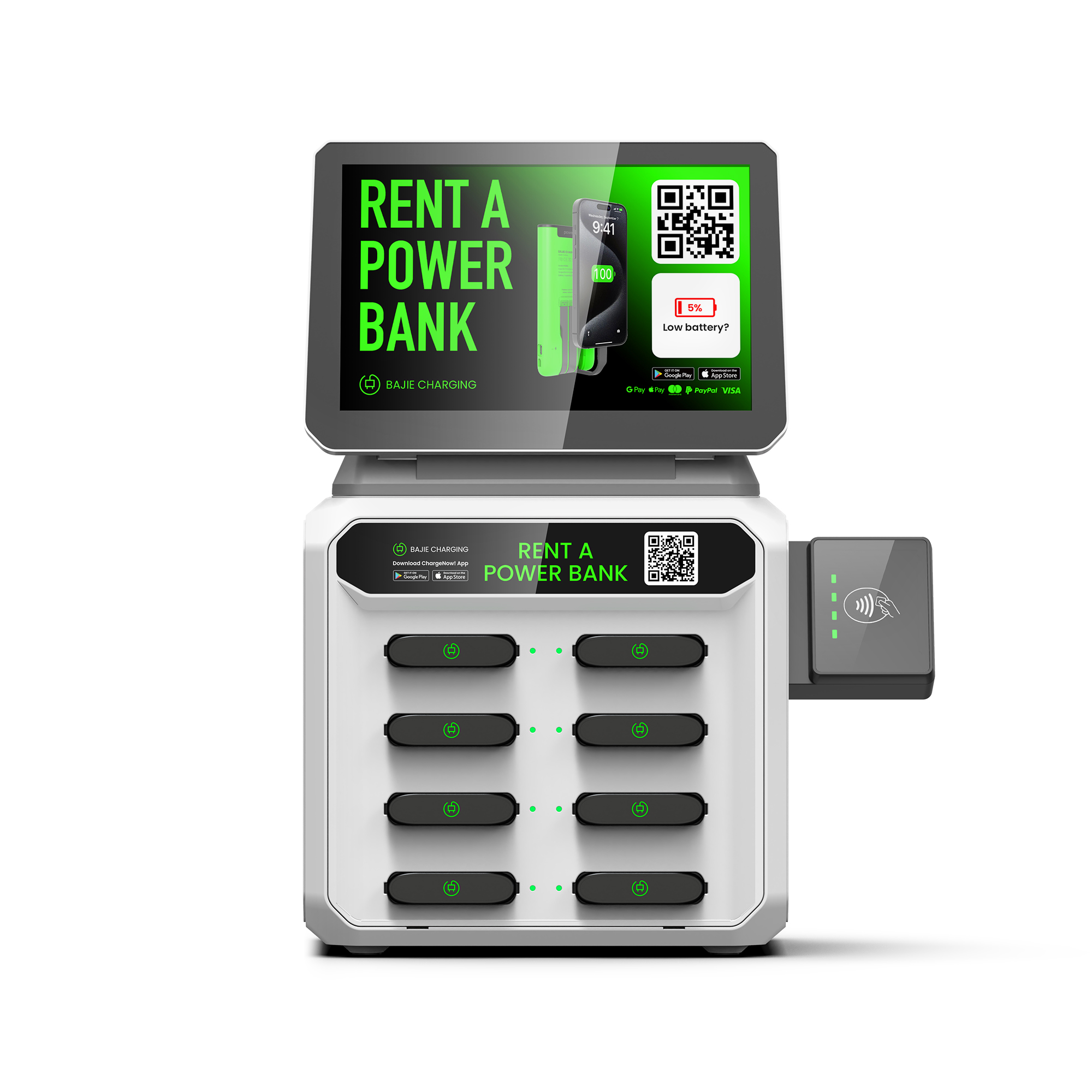 Compatible POS machines and Card Readers: Sumup,Stripe,PAX,NAYAX,MyPOS，meeting the payment habits of different countries