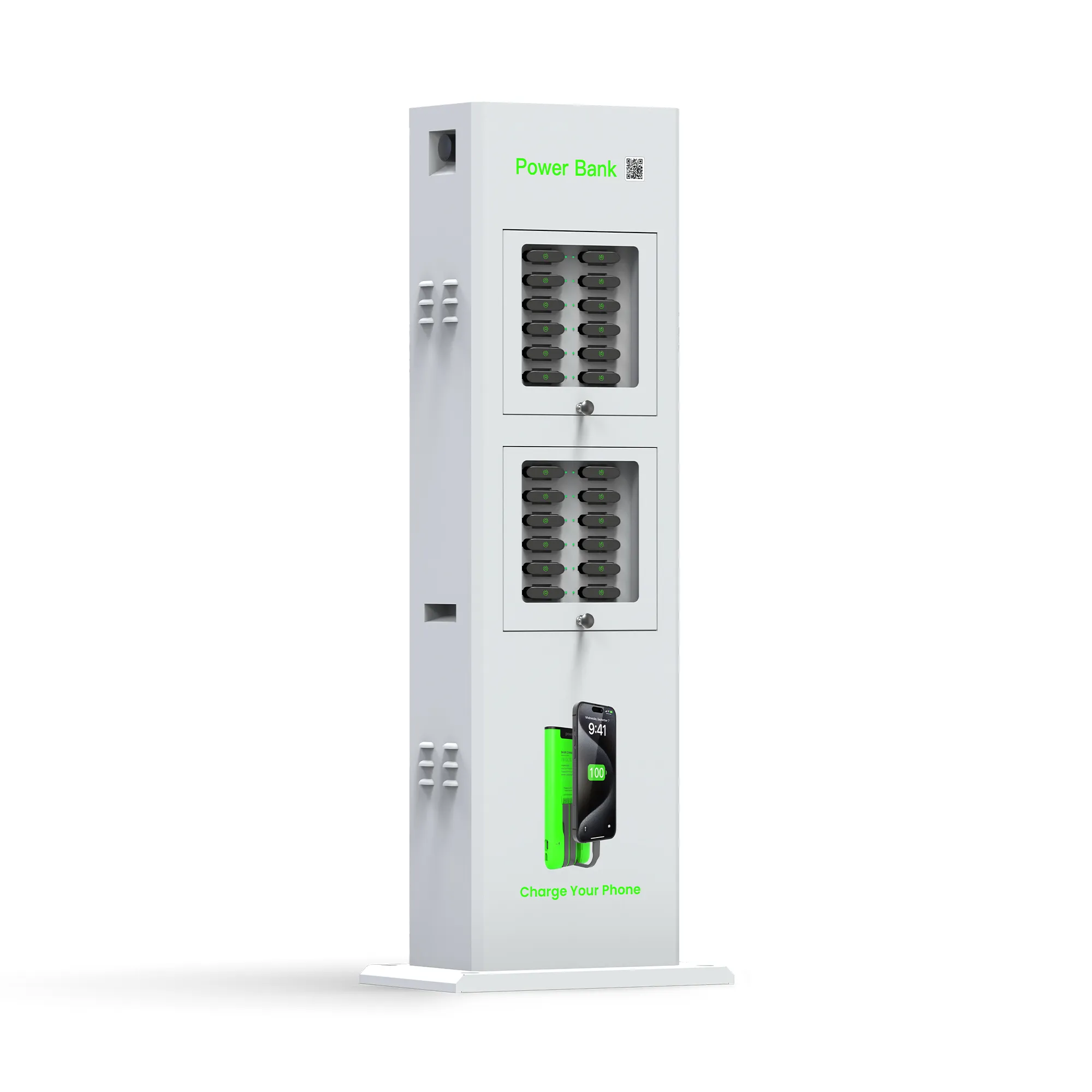 24-Slot ​​Outdoor Waterproof Shared Power Bank​​