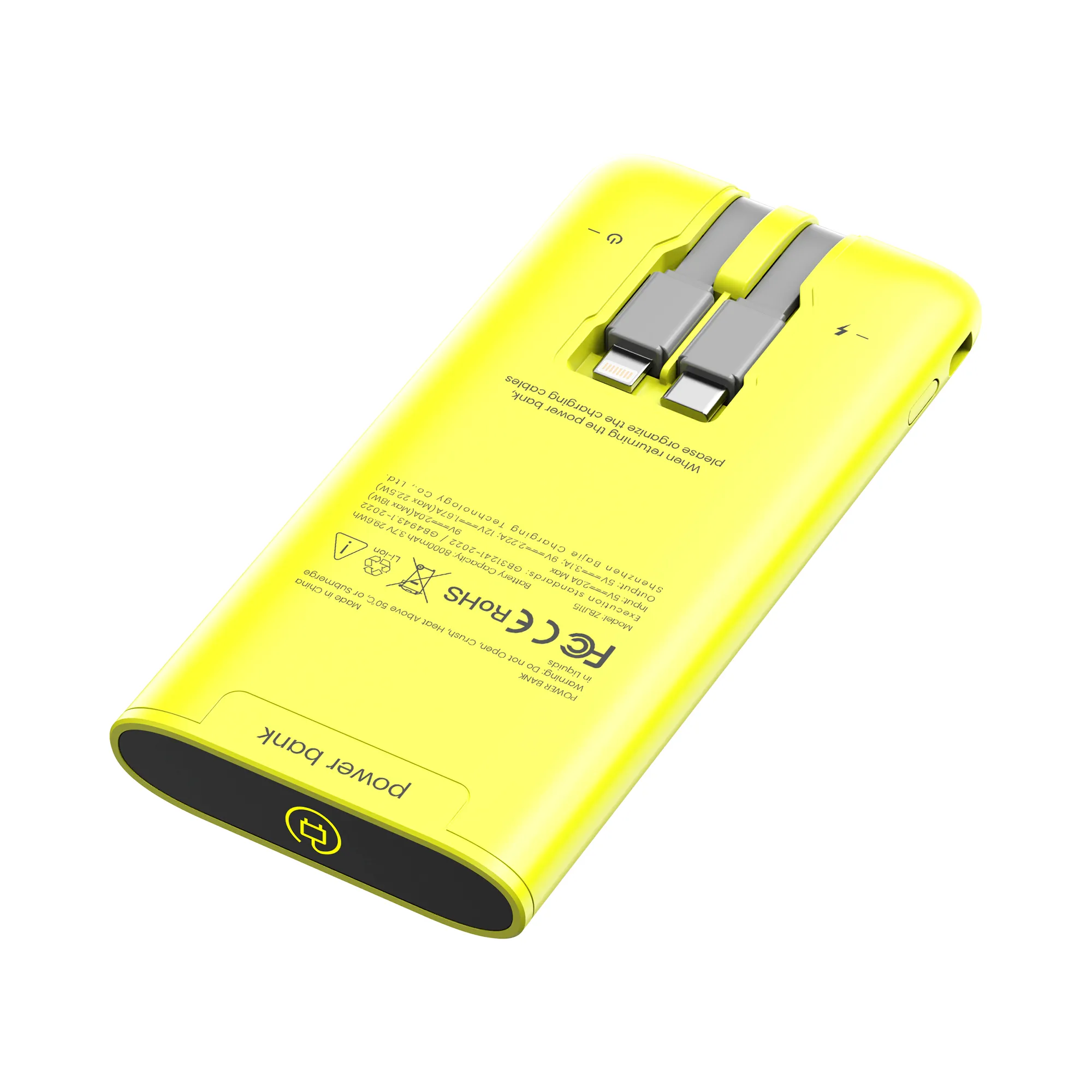 Fast-Charging 8000mAh Power Bank
