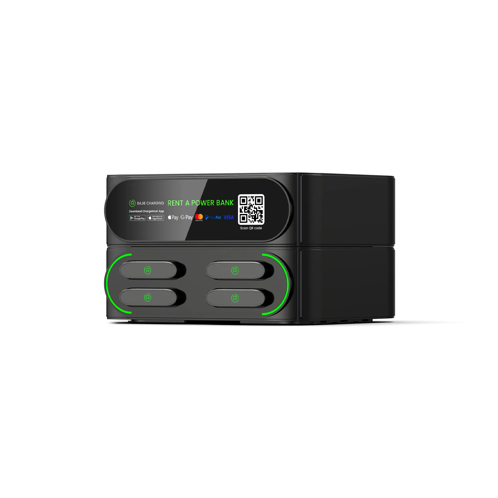 4-Slot Phone Charging Lockers