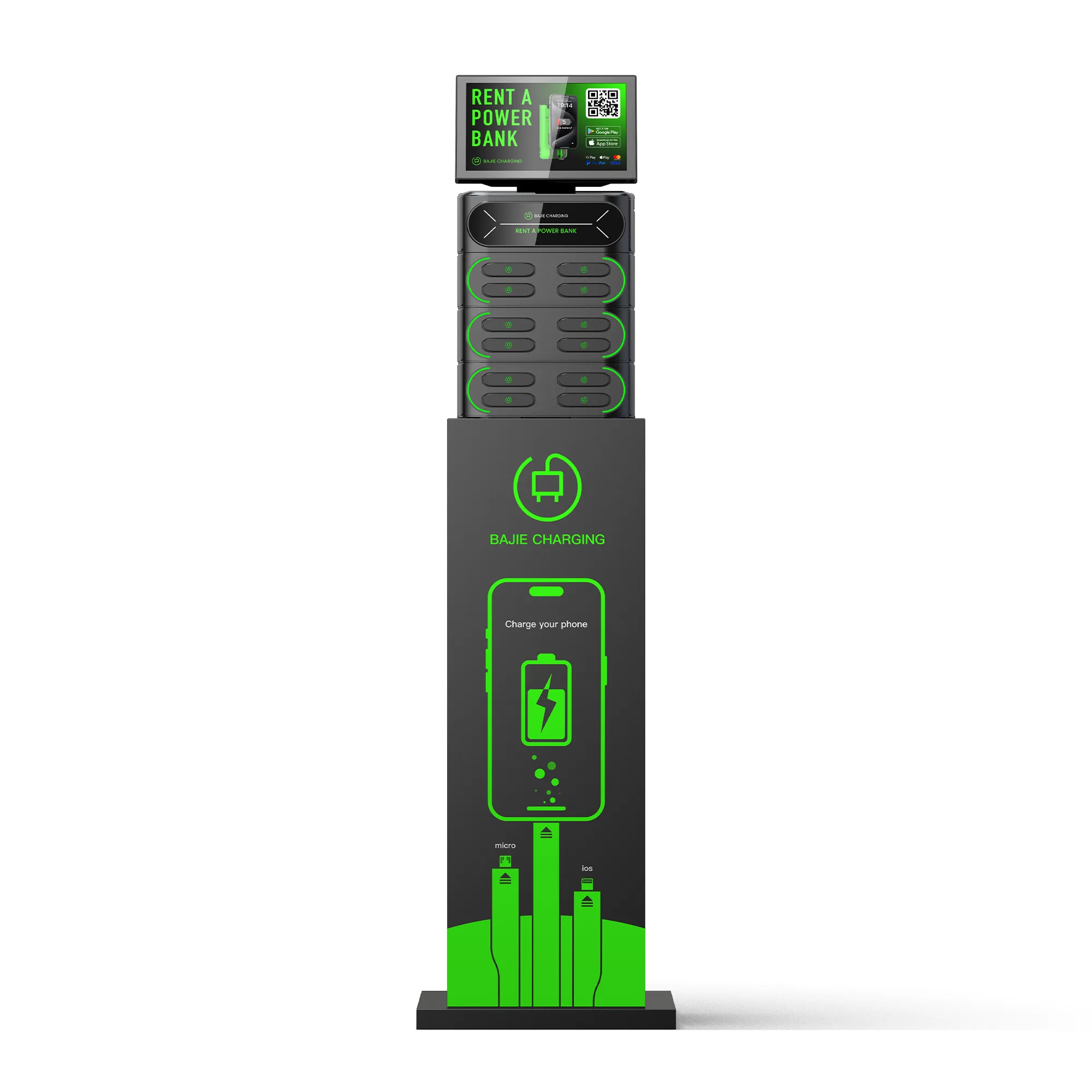 12-Slot Mobile Phone Power Bank