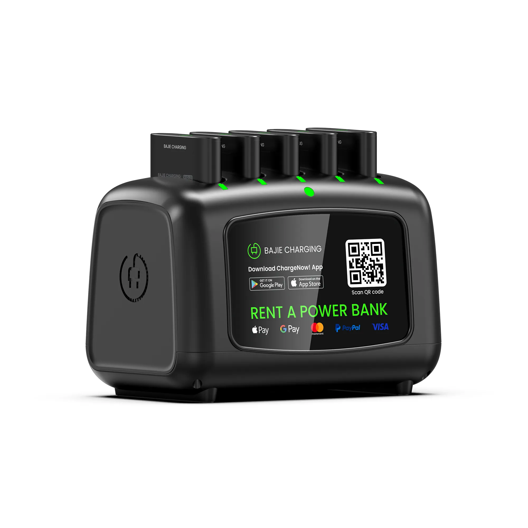 5-Slot Mini Power Bank Rental Station