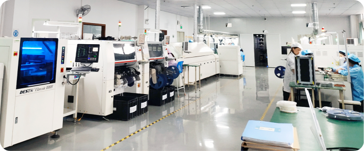 Production equipment display