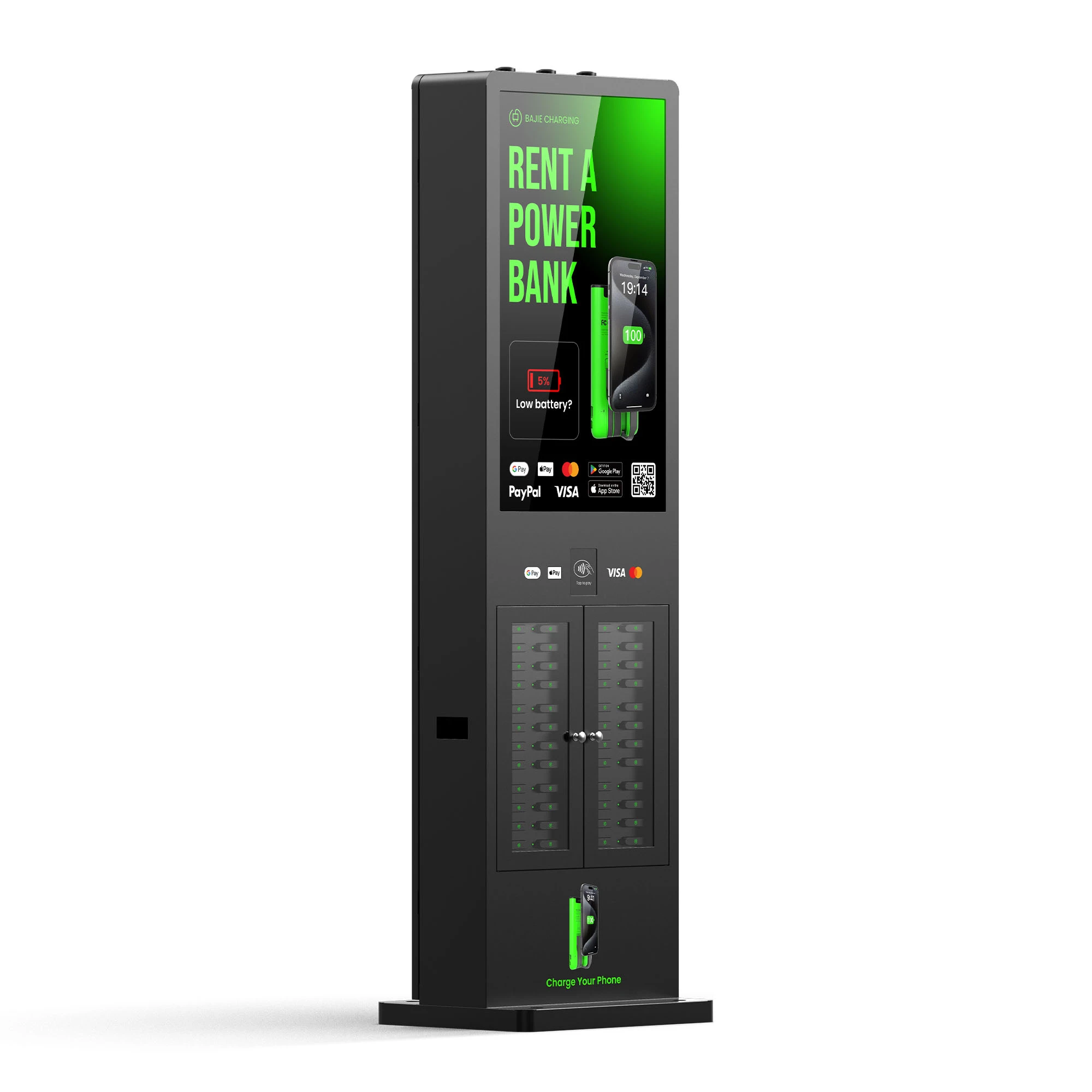 ​​48-Slot Outdoor Waterproof Power Bank Station​​