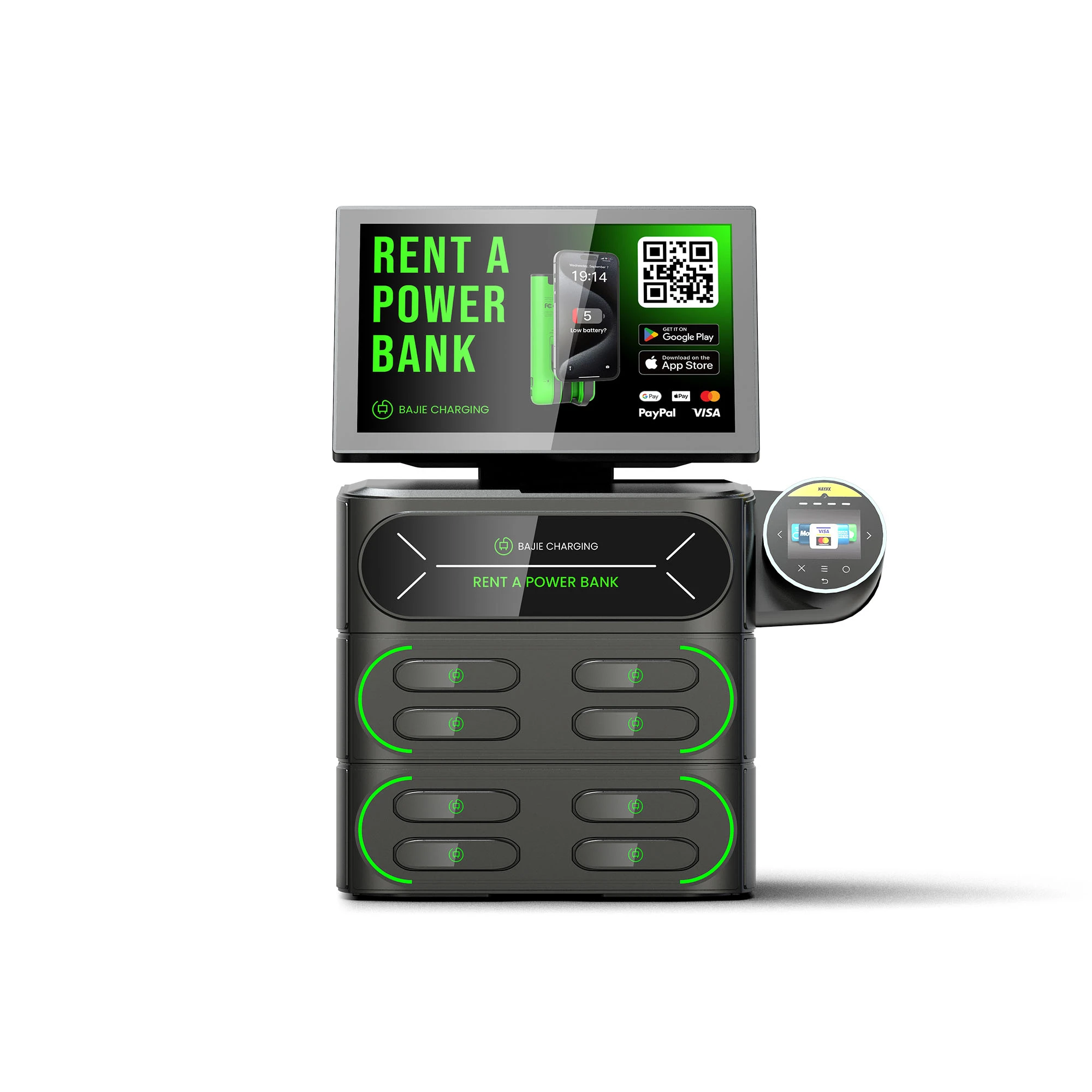 8-Slot Card Reader Charging Station