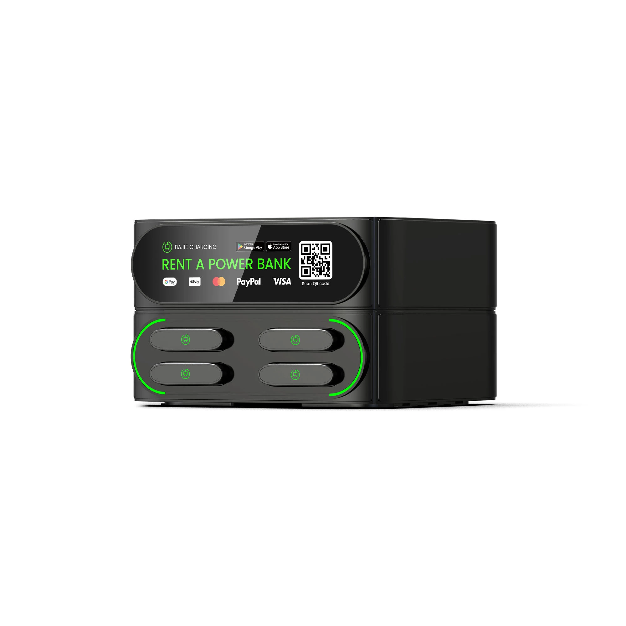 4-Slot Phone Charging Lockers