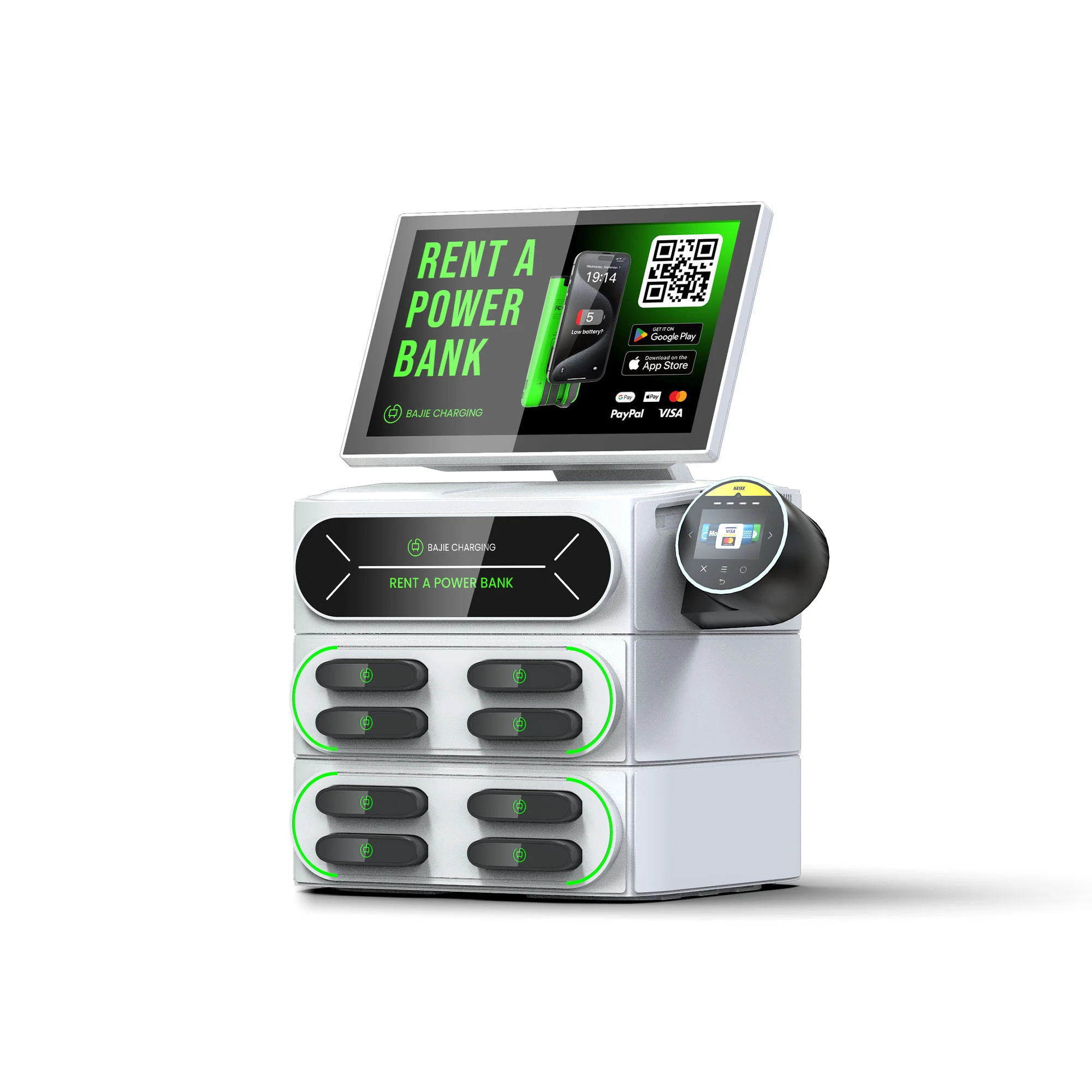 8-Slot Card Reader Charging Station