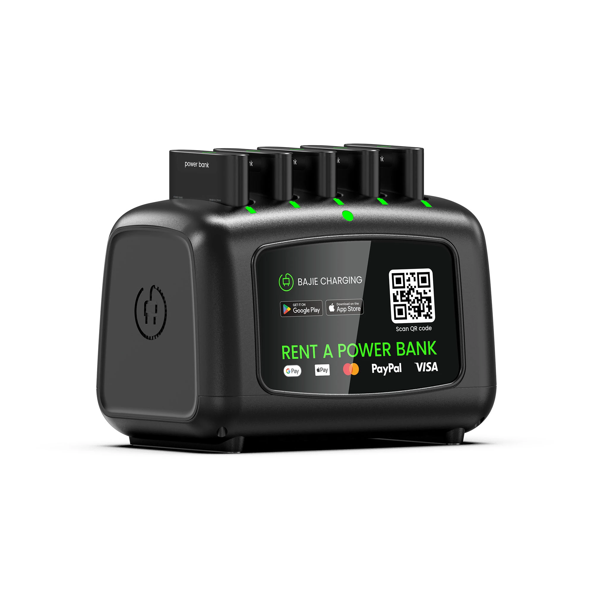 5-Slot Mini Power Bank Rental Station