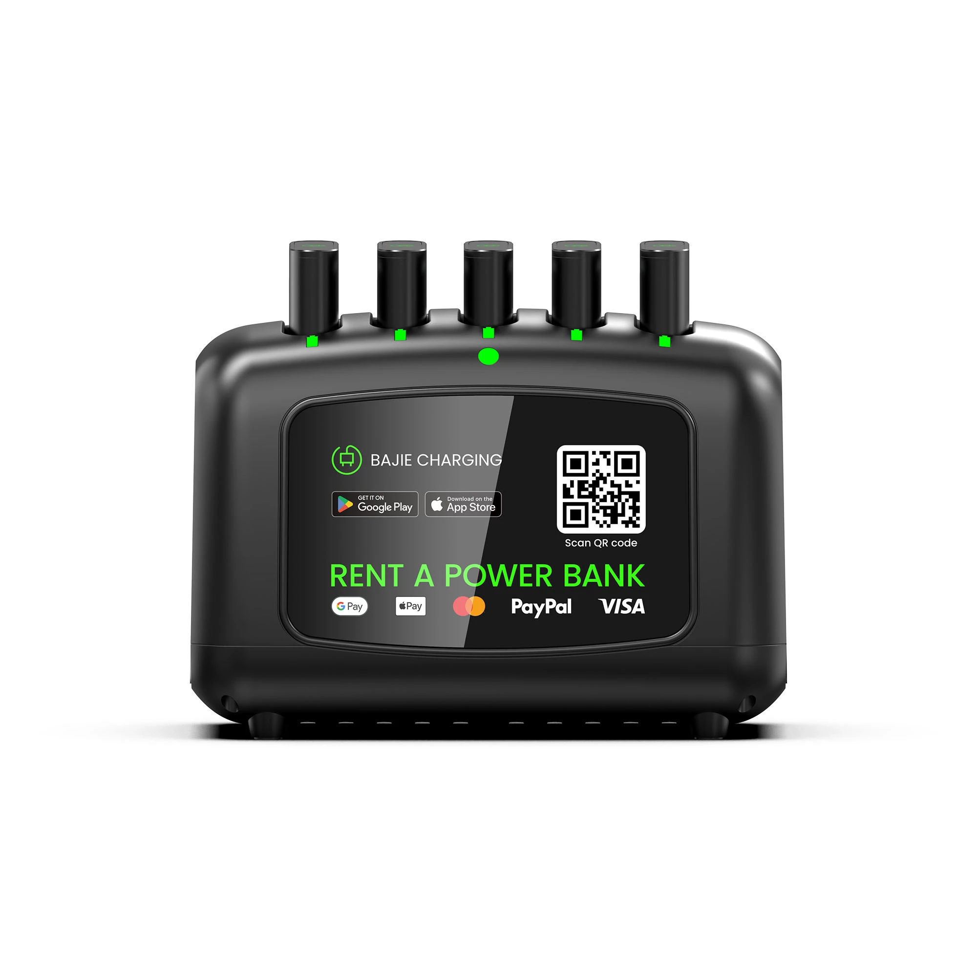 5-Slot Mini Power Bank Rental Station